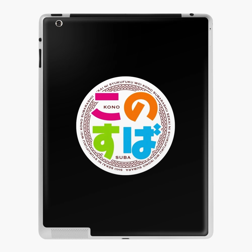 Konosuba Logo Title iPad Case & Skin for Sale by Kamerdra