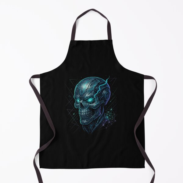 Item preview, Cyber Profile Skull with Neon Glow designed and sold by LaNadaYFundante.
