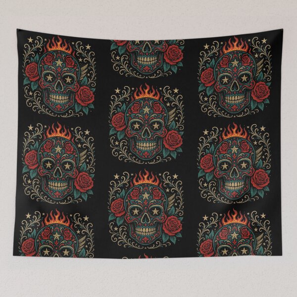 Item preview, Dark Skull with Starry Eyes designed and sold by LaNadaYFundante.