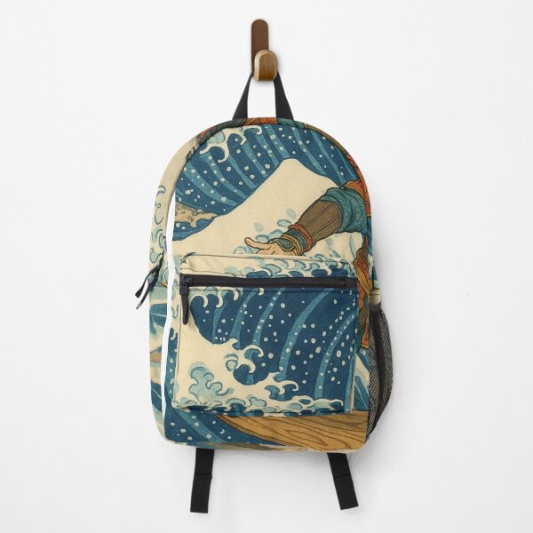 Item preview, Samurai Surfer Rides the Great Wave designed and sold by Tridentulus.