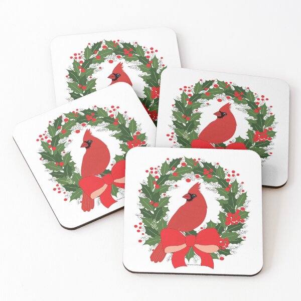 Item preview, Christmas Cardinal Illustration © GraphicLoveShop designed and sold by Graphic Love Shop.