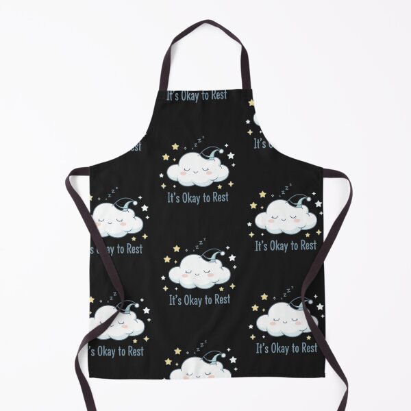 Aperçu de l'œuvre It’s Okay to Rest – Cute Relaxing Cloud Tee créée et vendue par CuteOasis.