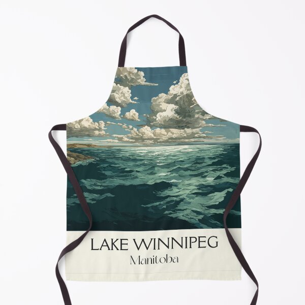 Item preview, Lake Winnipeg Manitoba | Scenic Lake Scenery Art Print designed and sold by TuncGK.