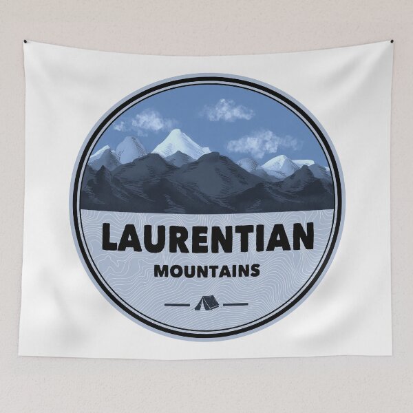 Item preview, Laurentian Mountains Quebec Canada Camping designed and sold by Esskay Designs.