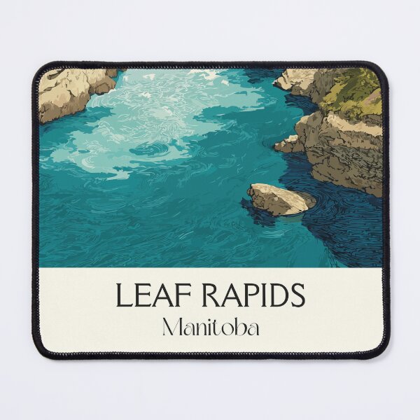 Item preview, Leaf Rapids Manitoba | Wilderness Scenic View Art Print designed and sold by TuncGK.
