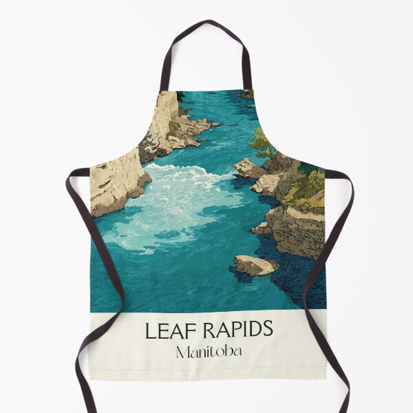 Item preview, Leaf Rapids Manitoba | Wilderness Scenic View Art Print designed and sold by TuncGK.