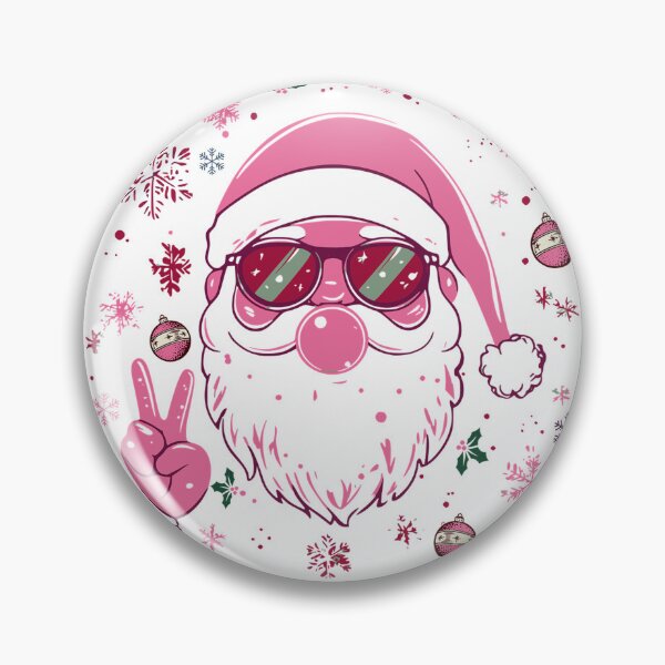 Item preview, Bubblegum Santa | Peaceful Holiday Vibes designed and sold by Brand Uno Studio.