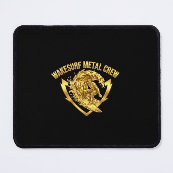 Item preview, Wakesurf Metal Crew – Gold Sport Logo designed and sold by SeaPolar.