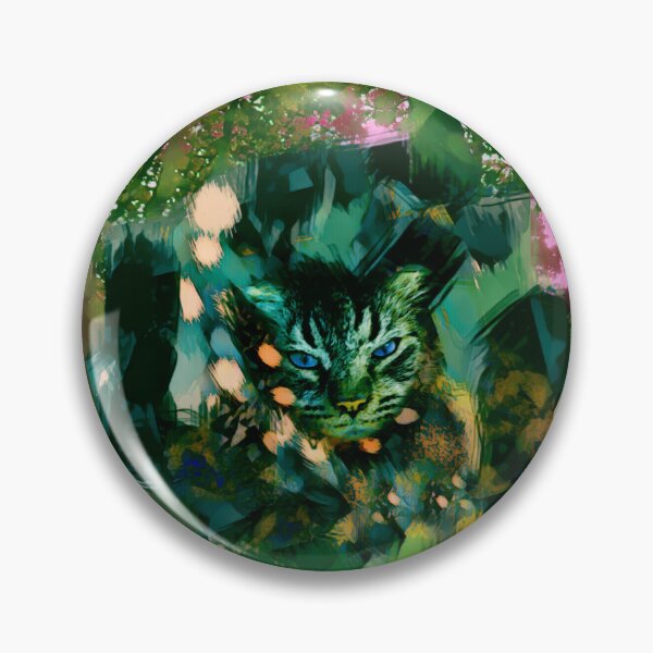 Item preview, MY MAGICAL AUTUMN - CAT IN TREE IN SHADES OF PALE GREEN, PALE BURGUNDY, BLUE, ORANGE AND PINK designed and sold by Most1234.