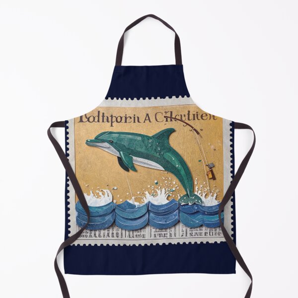 Item preview, Postal card of a beautiful green dolphin designed and sold by SSdesignArticle.