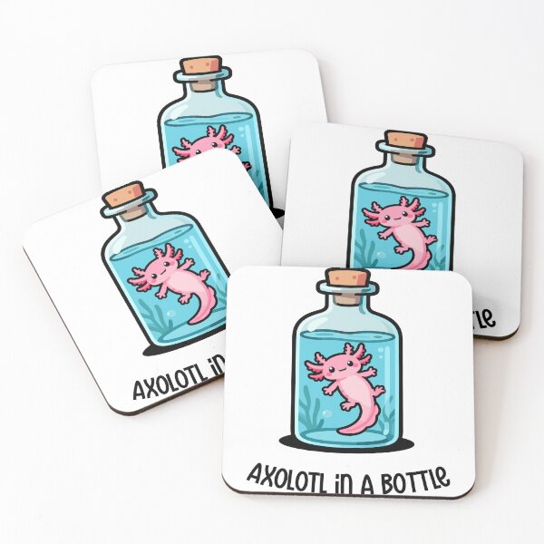 Item preview, axolotl in a bottle designed and sold by goatboyjr.