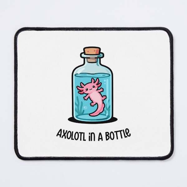 Item preview, axolotl in a bottle designed and sold by goatboyjr.