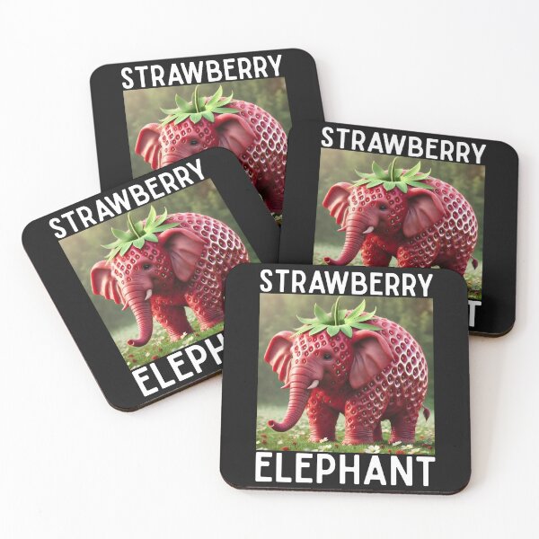 Item preview, Strawberry Elephant Italian Brainrot Meme designed and sold by Nathalie_87.