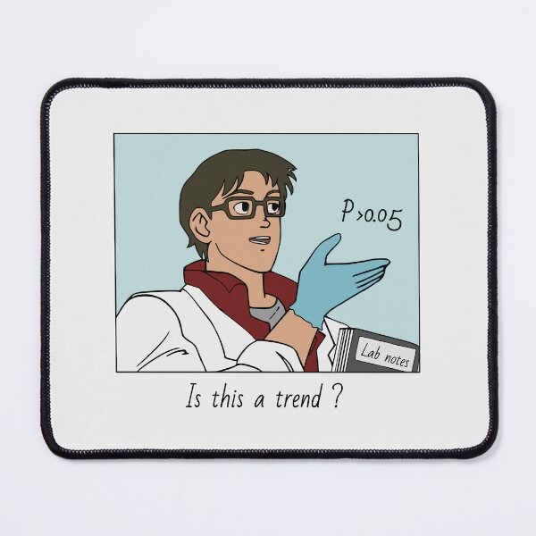 Item preview, Is this a trend? - Relatable science meme designed and sold by MicroMarket.