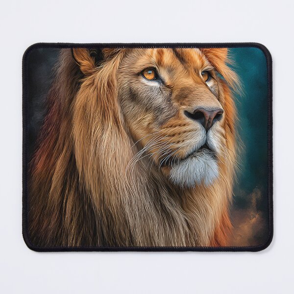 Item preview, Majestic Lion Glowing in Ethereal Background Light designed and sold by Artessie.