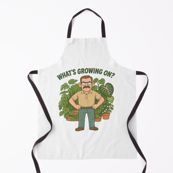 Item preview, What’s Growing On? Plant Pun Design designed and sold by Prints Off Whales.