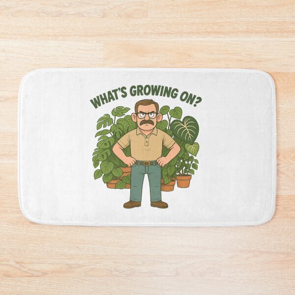 Item preview, What’s Growing On? Plant Pun Design designed and sold by Prints Off Whales.