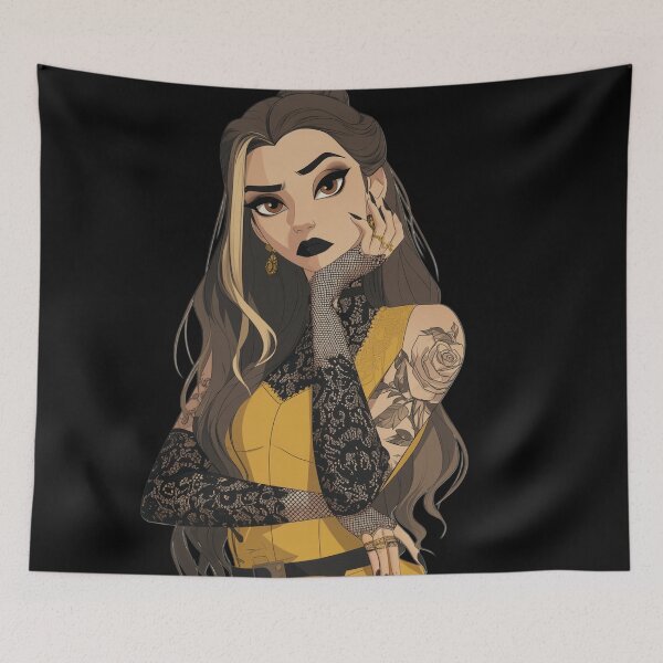 Item preview, emo book girl designed and sold by CursedbyLilith.