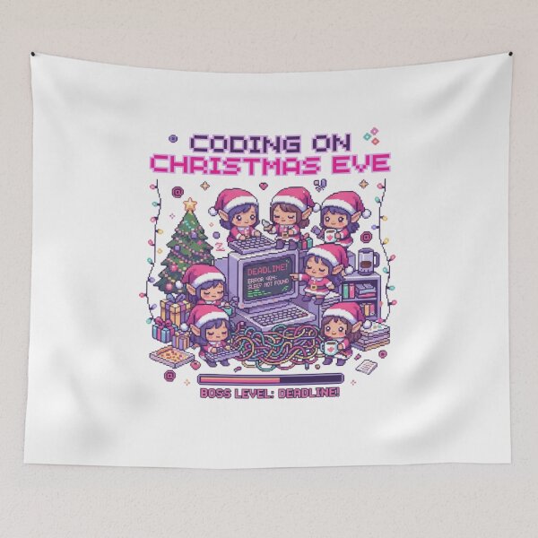 Item preview, Geek Christmas Eve T-Shirt | Coding on Christmas Eve | Programmer Gift (Sacrifice and Mission) designed and sold by Artbesttopic.