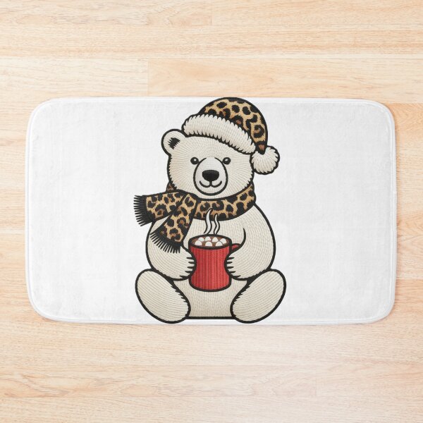 Item preview, Cheetah Santa Polar Bear Hot Chocolate Marshmallow Mug designed and sold by JediKittenWars.