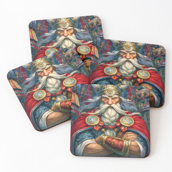 Item preview, Majestic Viking Warrior in Lavish Fantasy Setting designed and sold by Artessie.