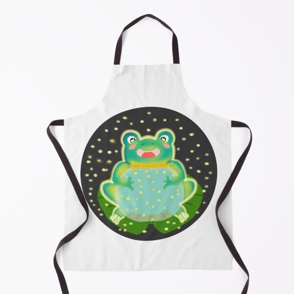 Item preview, Cute Frog Holding Firefly Jar | Enchanted Night Glow Design designed and sold by Studio Bragato Hub.