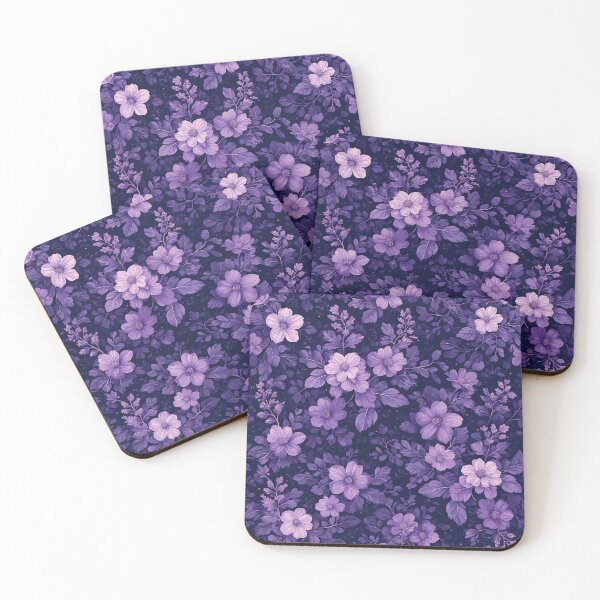 Item preview, Purple Floral Nocturne designed and sold by marakaram.