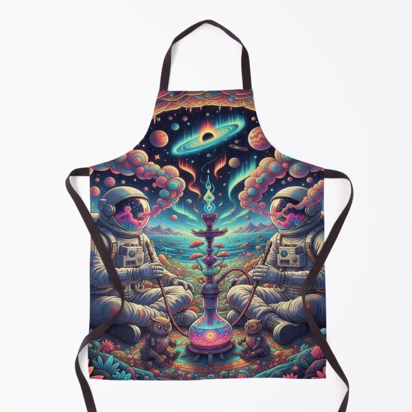 Item preview, Psychedelic Astronauts Smoking Hookah in Space designed and sold by Studio-DeLuz.