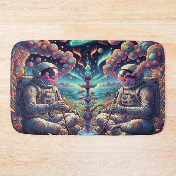 Item preview, Psychedelic Astronauts Smoking Hookah in Space designed and sold by Studio-DeLuz.