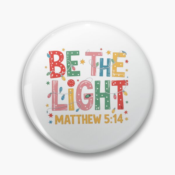 Item preview, be the light, holly sign, catholic t-shirt, cheerfull spirit, God child designed and sold by infografikapp.