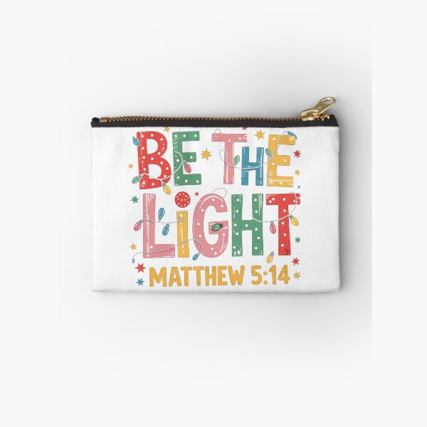 Item preview, be the light, holly sign, catholic t-shirt, cheerfull spirit, God child designed and sold by infografikapp.