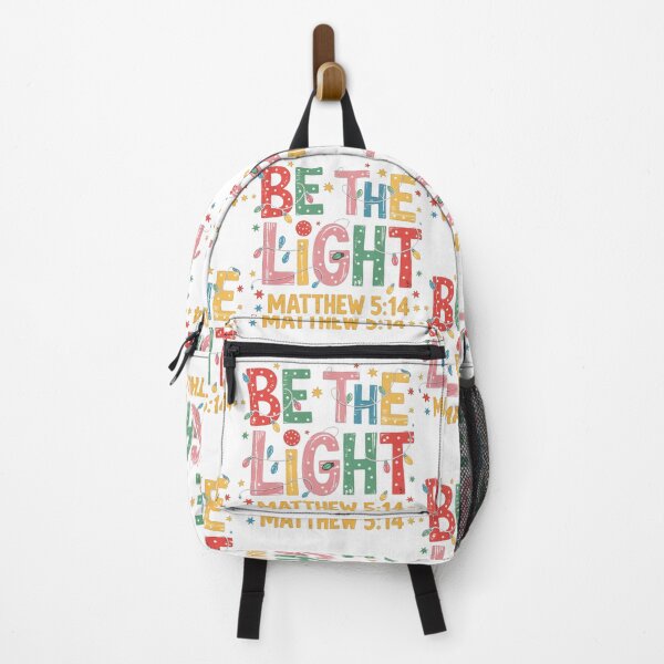 Item preview, be the light, holly sign, catholic t-shirt, cheerfull spirit, God child designed and sold by infografikapp.