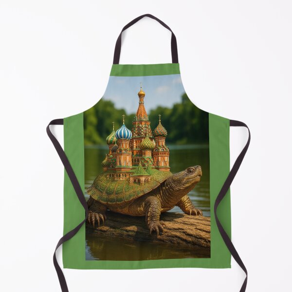 Item preview, Moscow Snapping Turtle Has St. Basil Cathedral Shell designed and sold by Tridentulus.