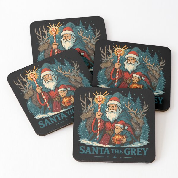 Item preview, Santa the Grey – Wizard Santa Fantasy Christmas Art designed and sold by AddictiveDesign.