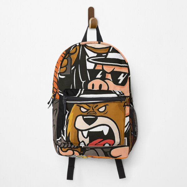 Item preview, Funny Gangster Bear Pig Eagle Owl Cartoon Mafia Animal Gang designed and sold by DrawHandArt.