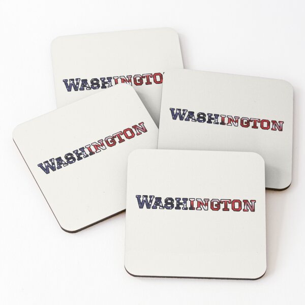 Item preview, Washington USA Flag Typography – Patriotic Stars and Stripes American Pride Design designed and sold by Long Family Gifts.
