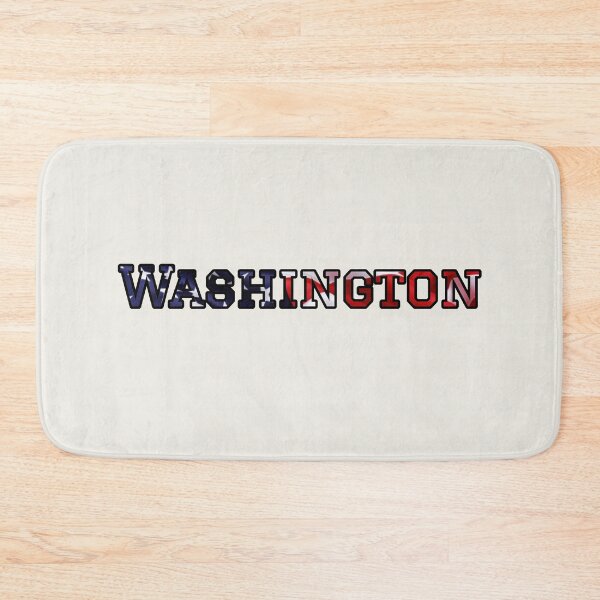 Item preview, Washington USA Flag Typography – Patriotic Stars and Stripes American Pride Design designed and sold by Long Family Gifts.