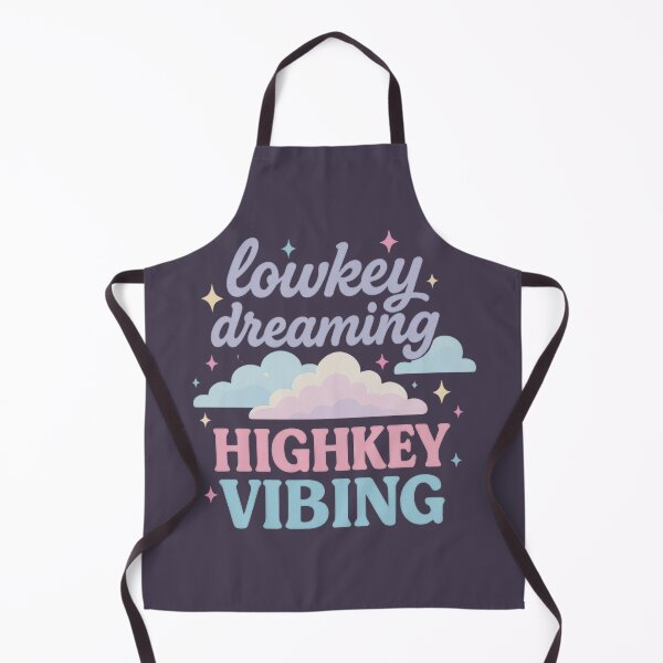 Item preview, Lowkey Dreaming Highkey Vibing – Aesthetic Pastel Clouds Design designed and sold by MOAVE-Design.