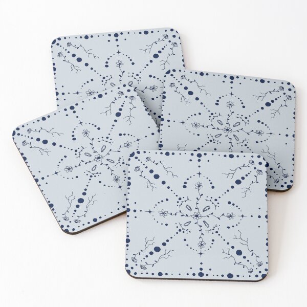 Item preview, Ancient Flower (blue) designed and sold by x_flowermoon.