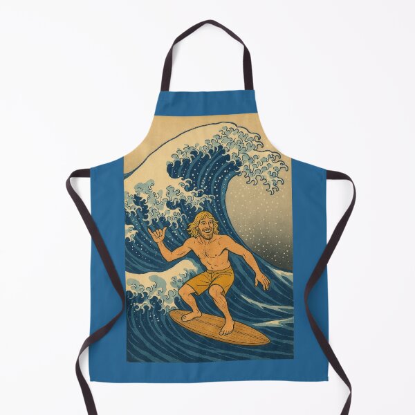 Item preview, 70s Man Rides the Great Wave designed and sold by Tridentulus.
