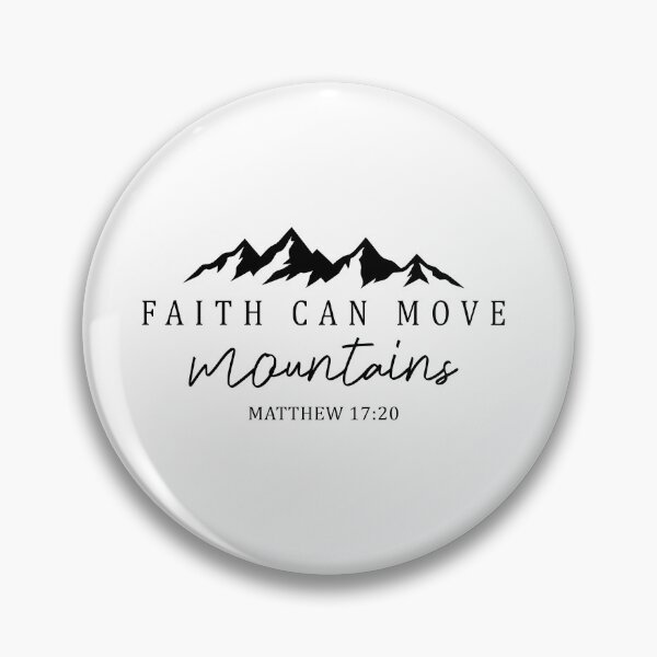Item preview, faith can move mountains designed and sold by infografikapp.