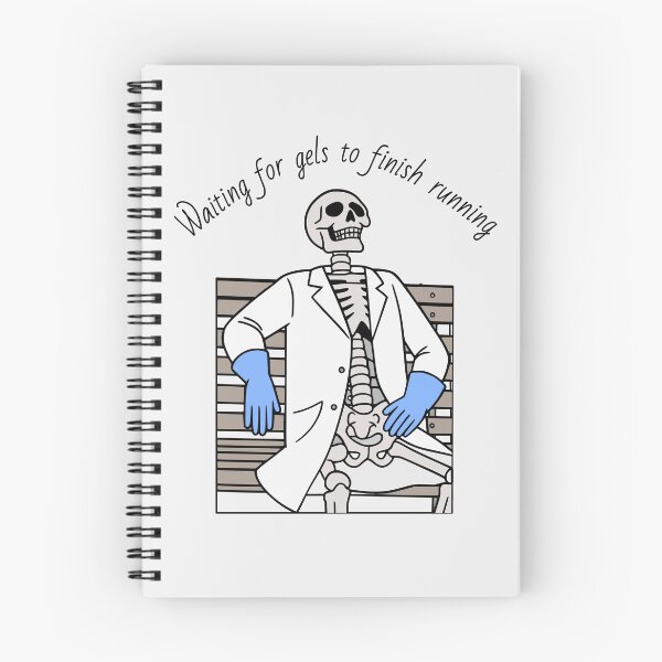 Item preview, Skeleton running gels - Relatable Science Meme designed and sold by MicroMarket.