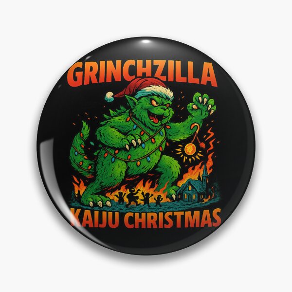 Item preview, Grinchzilla – Kaiju Christmas Monster Holiday Design designed and sold by AddictiveDesign.