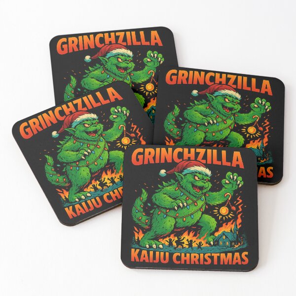 Item preview, Grinchzilla – Kaiju Christmas Monster Holiday Design designed and sold by AddictiveDesign.