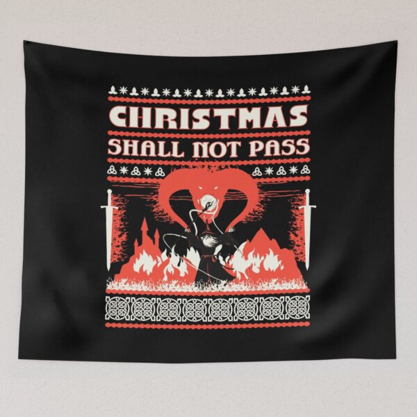 Item preview, Yule Shall Not Pass Christmas designed and sold by moabeArtistic.