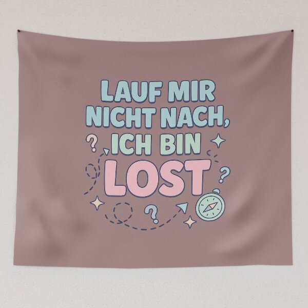 Item preview, Don't chase after me, I'm lost – Pastel quote design designed and sold by MOAVE-Design.