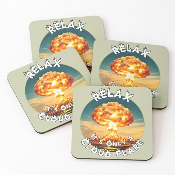 Item preview, Relax It’s only a Cloud Flare Apocalypse designed and sold by Doodle-Bloom.