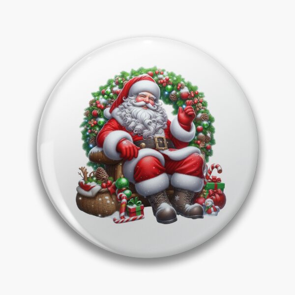 Item preview, Santa Claus spreading joy during the Christmas season designed and sold by JonysCreativeDesigns.
