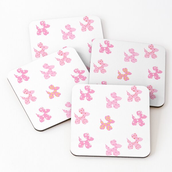 Item preview, Pink Sparkly Smiley Face Balloon Dog Aesthetic Collection designed and sold by lea-lani.