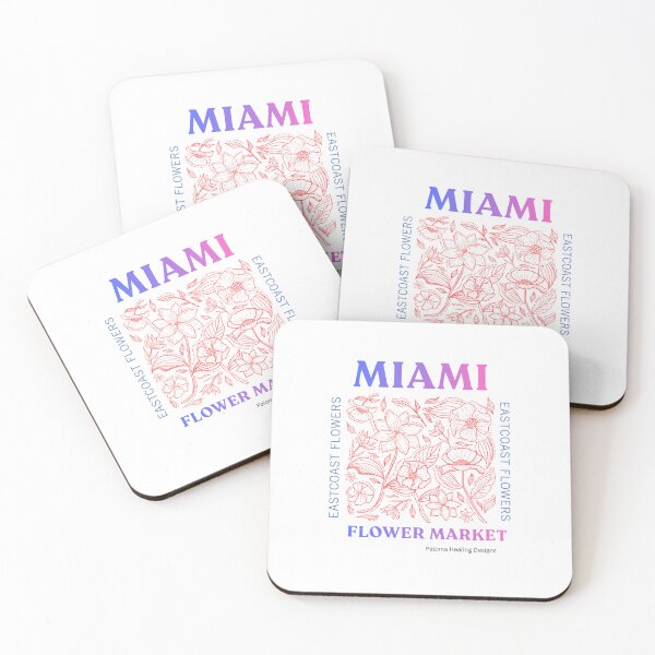 Item preview, Miami Flower Market graphics designed and sold by PalomaHealing24.